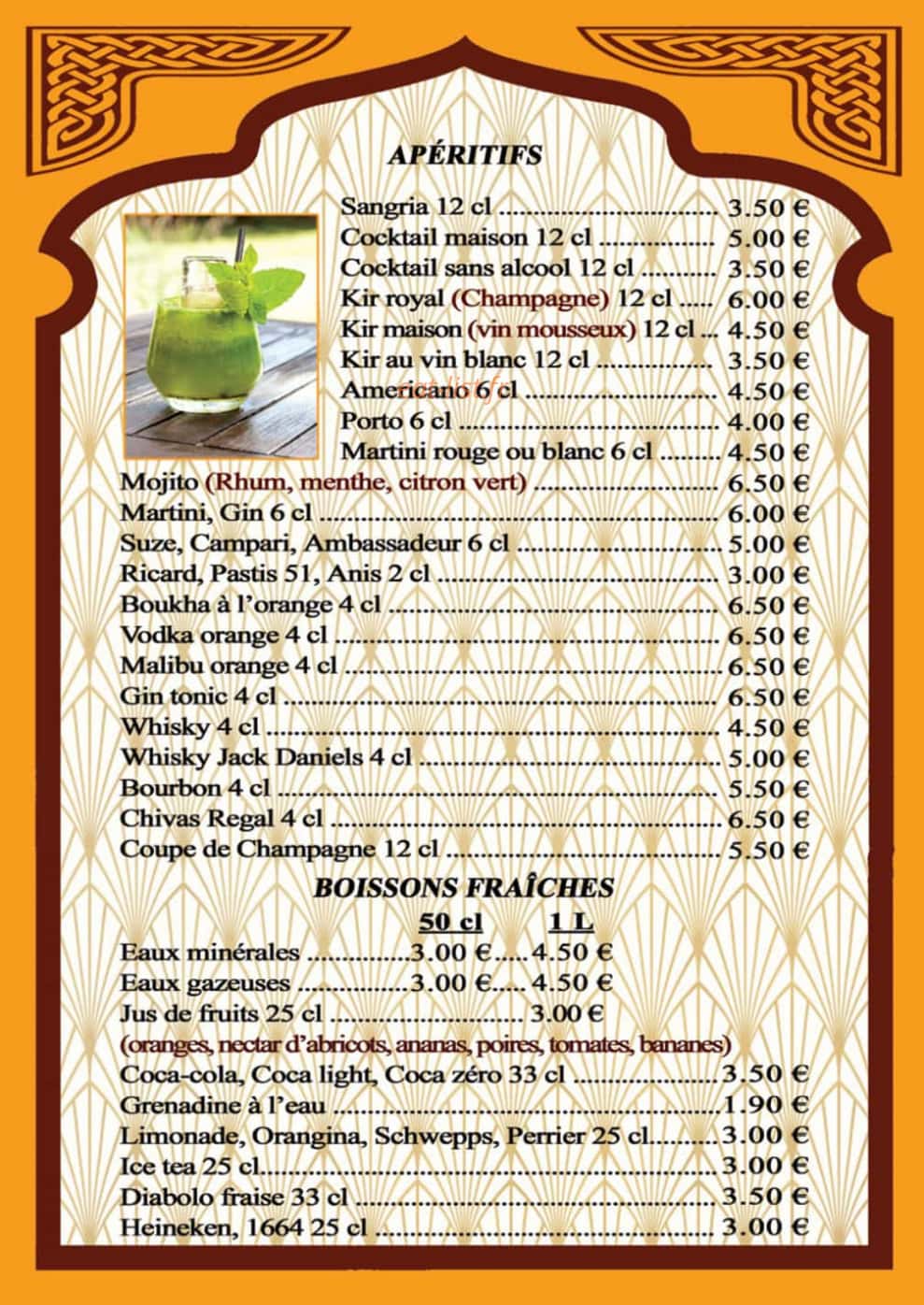 Le Riad de Marrakech — carte page 5