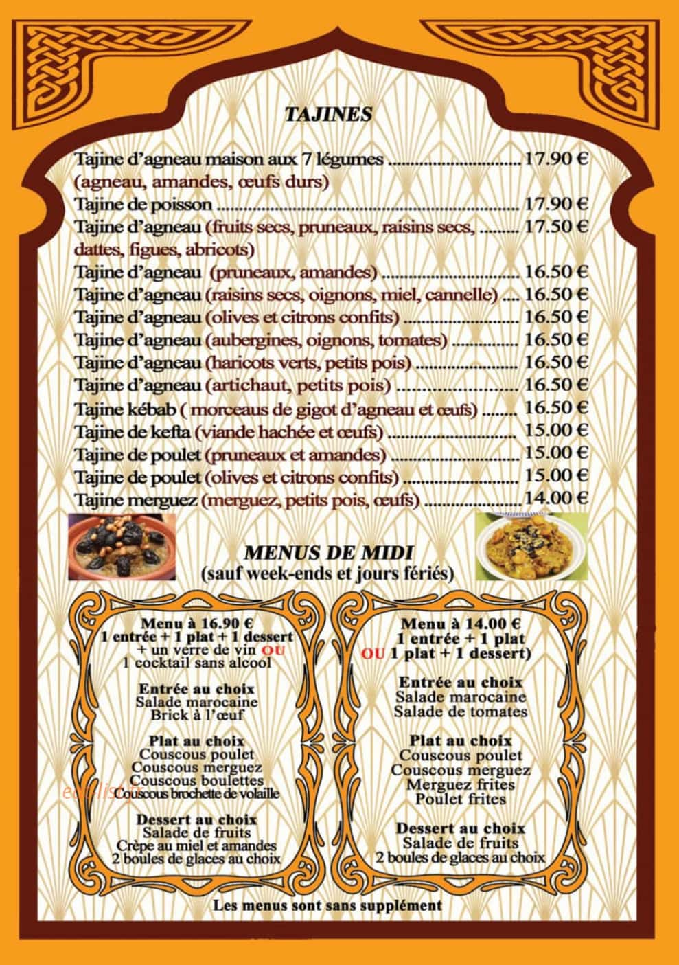 Le Riad de Marrakech — carte page 3