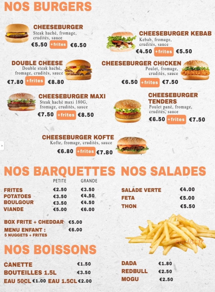 Le Bosphore — carte page 2