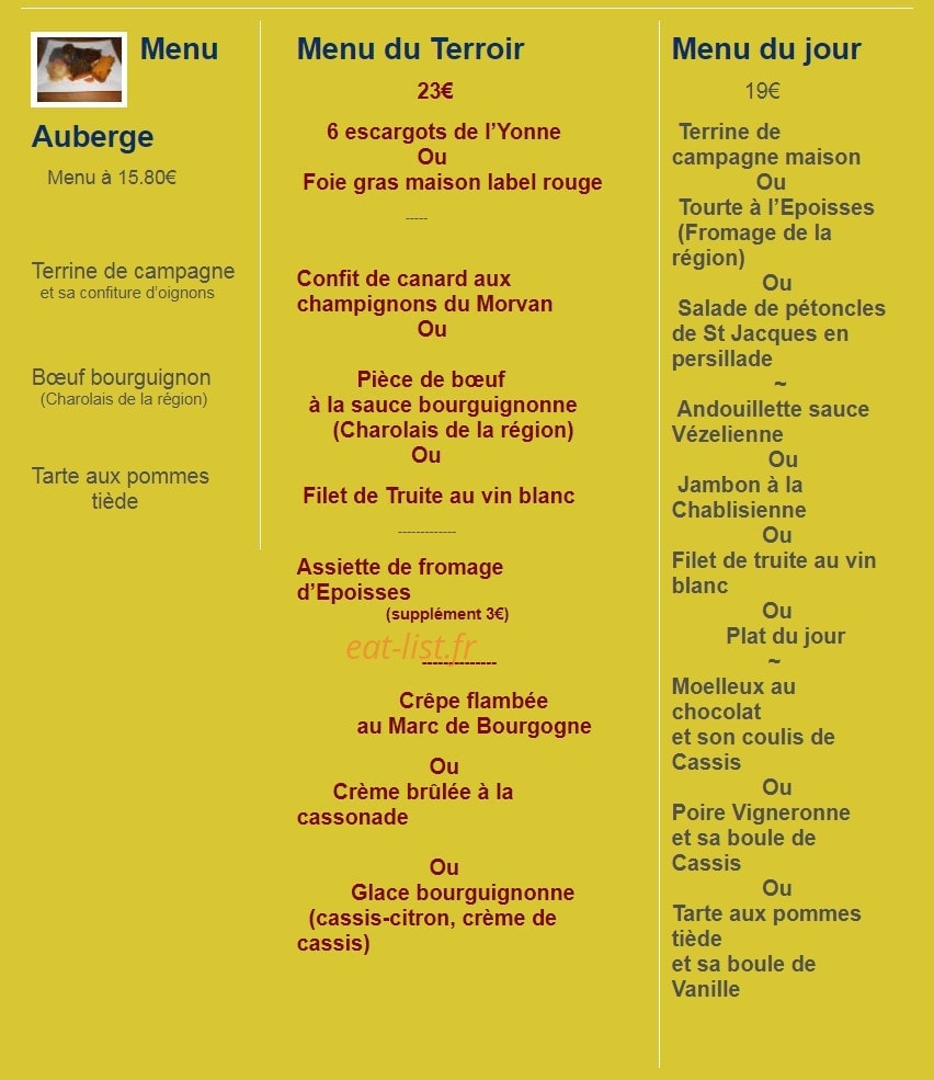 La Coquille — carte page 1