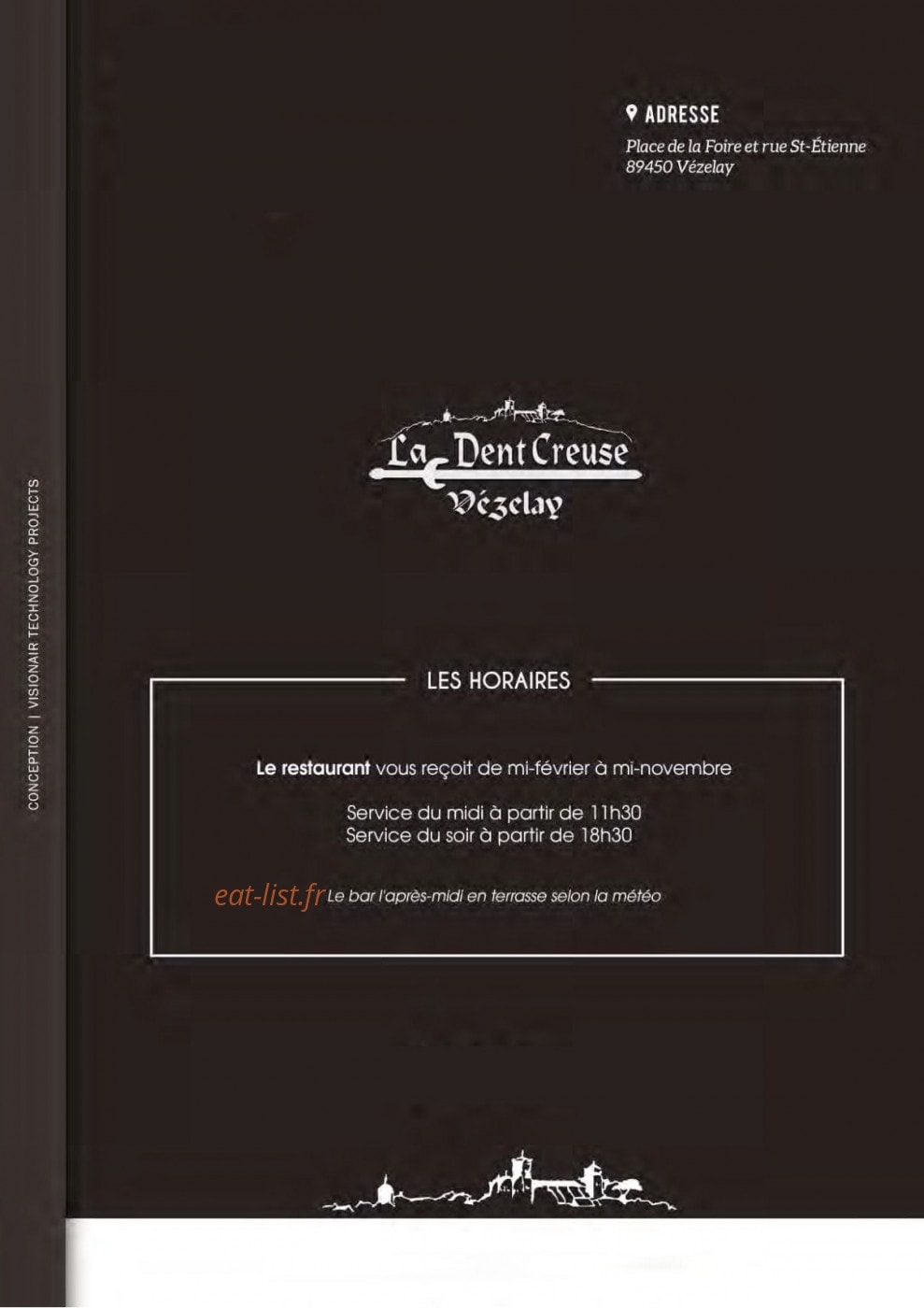 La Dent Creuse — carte page 16