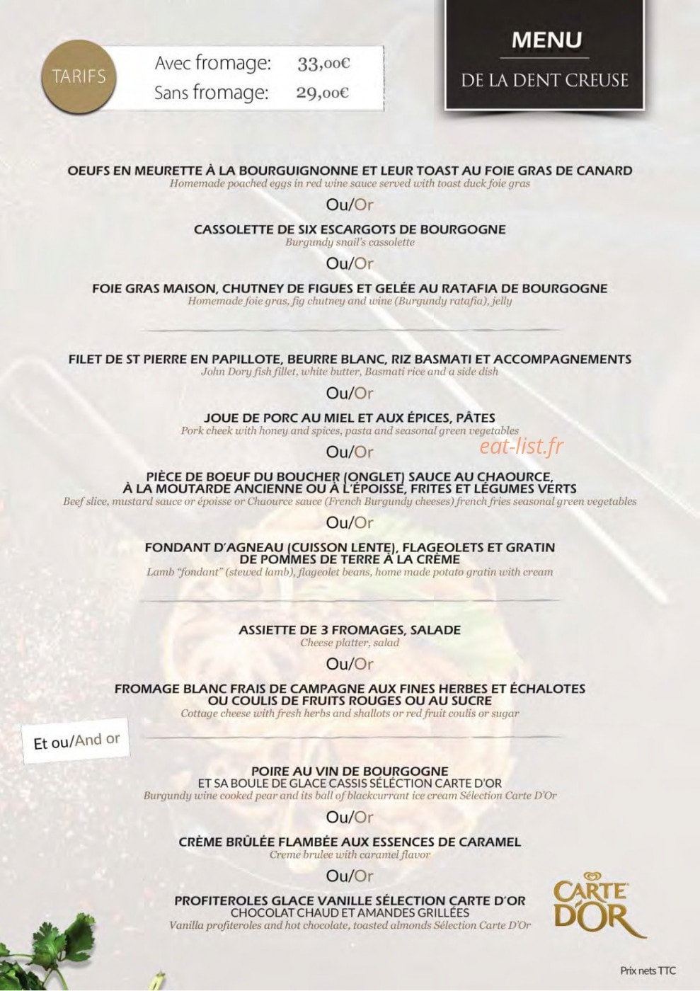 La Dent Creuse — carte page 6