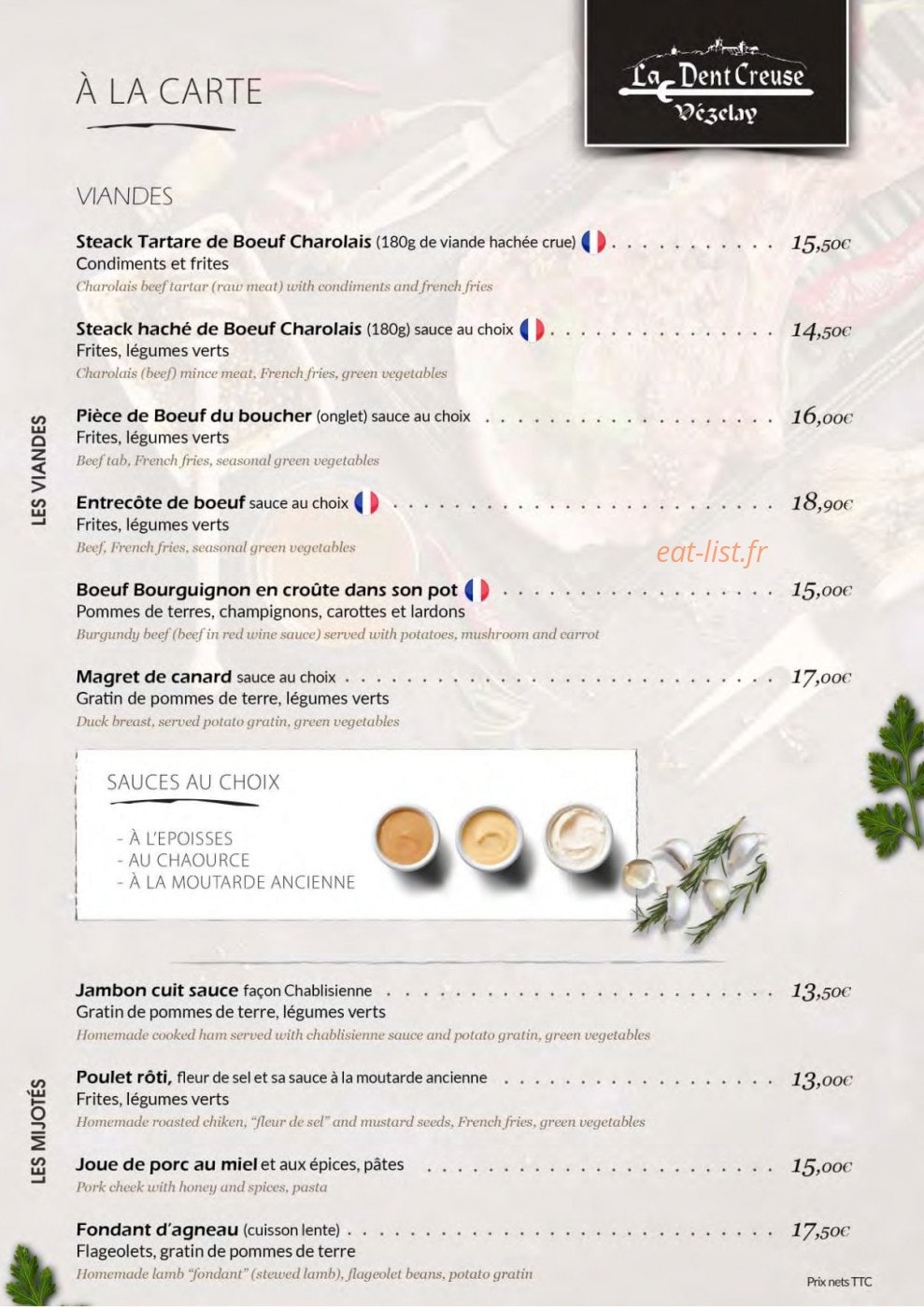 La Dent Creuse — carte page 13
