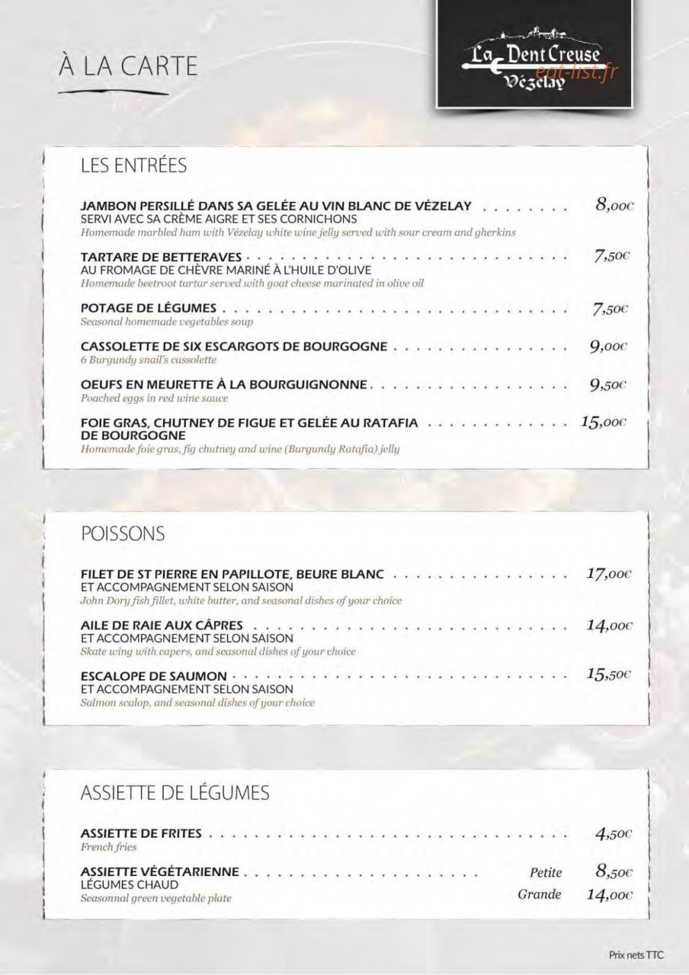 La Dent Creuse — carte page 12