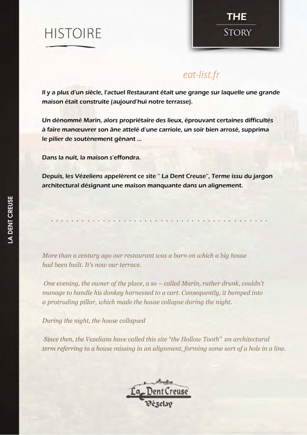 La Dent Creuse — carte page 2