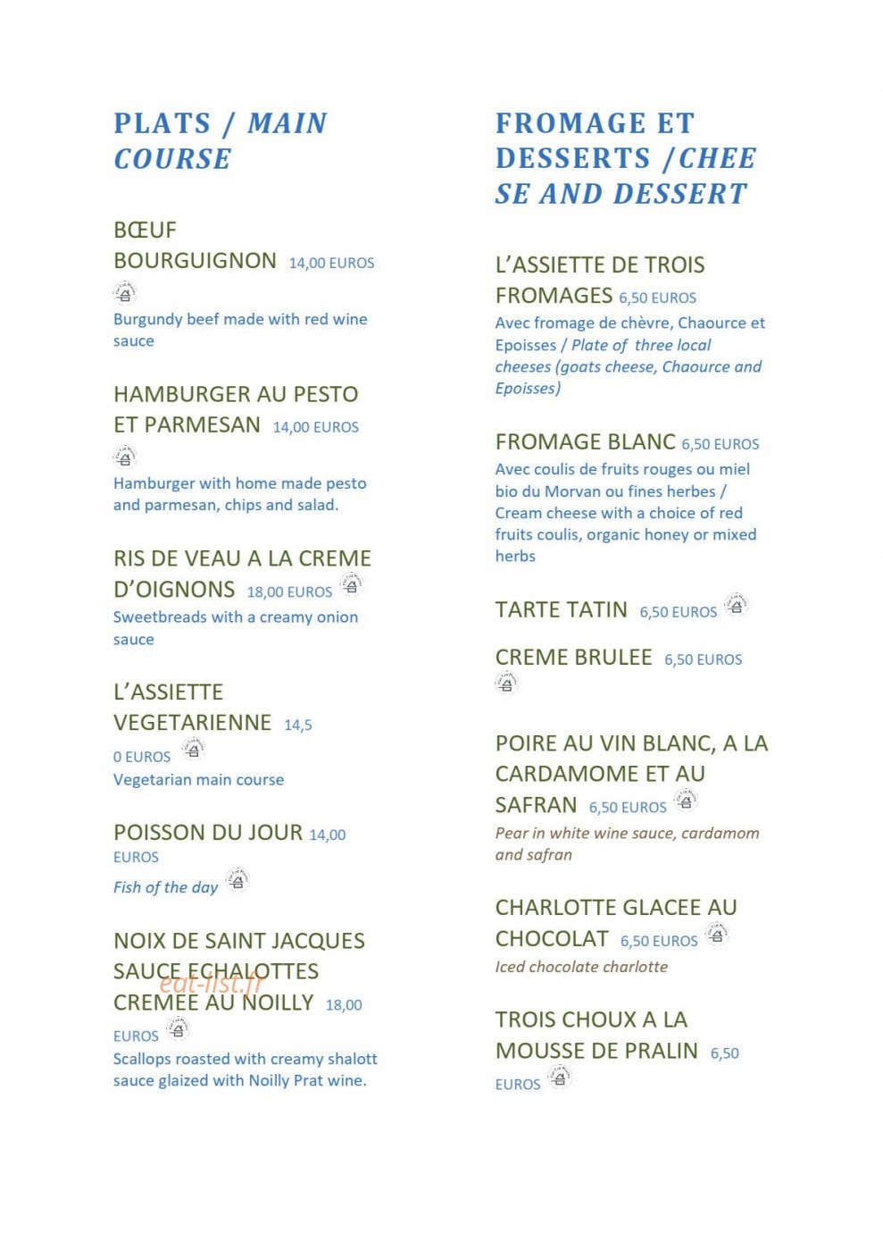 La Terrasse — carte page 5