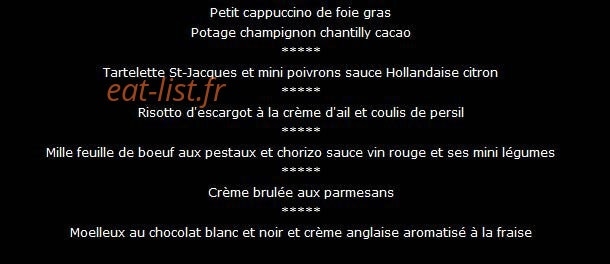 Hotel Restaurant Saint Pierre — carte page 1