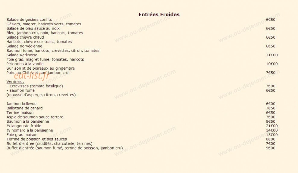 L'erable — carte page 6