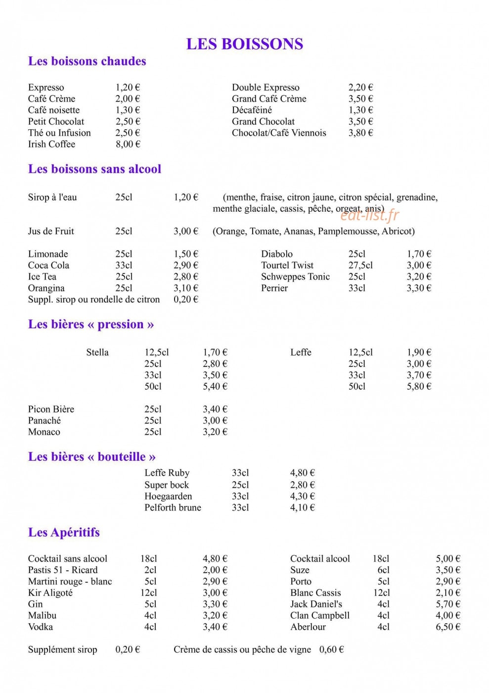 L'Abri — carte page 4