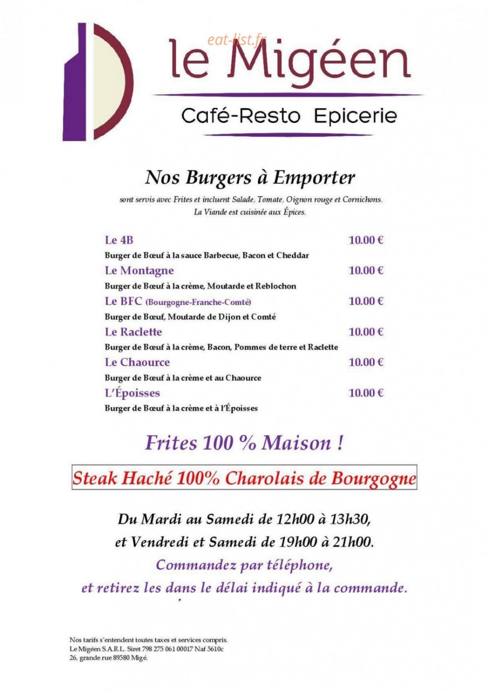 Le Migeen — carte page 1