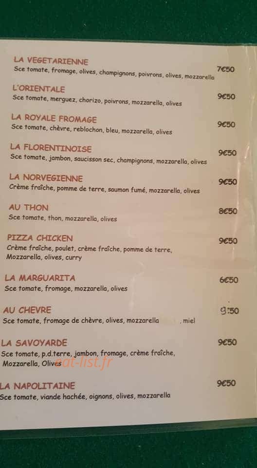 Le Pied A Terre — carte page 2