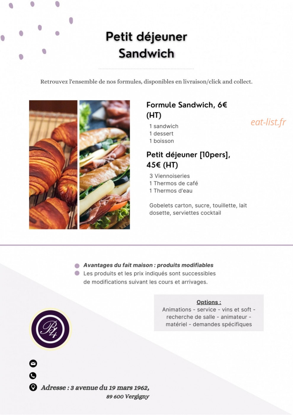 Le B4 — carte page 24