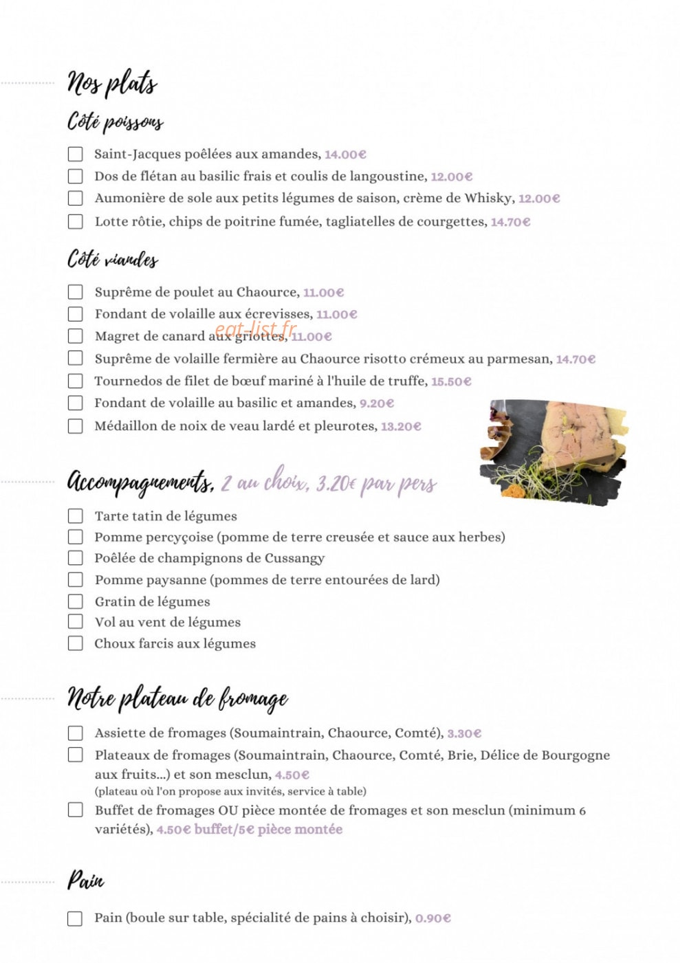 Le B4 — carte page 3