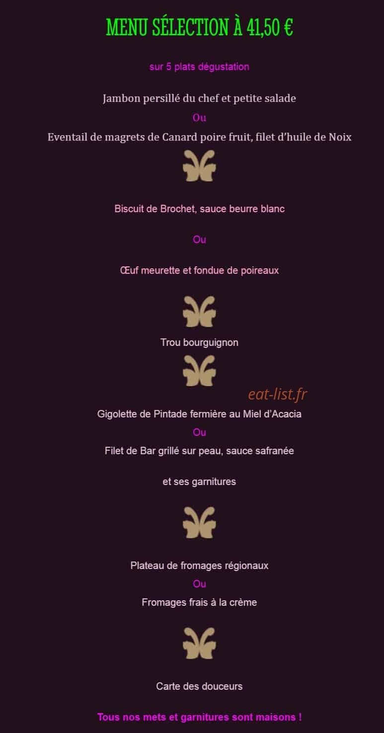 Le Saint Georges — carte page 7