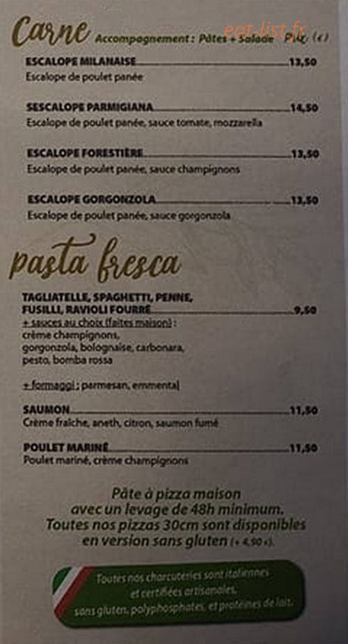 Gusto Giusto — carte page 4