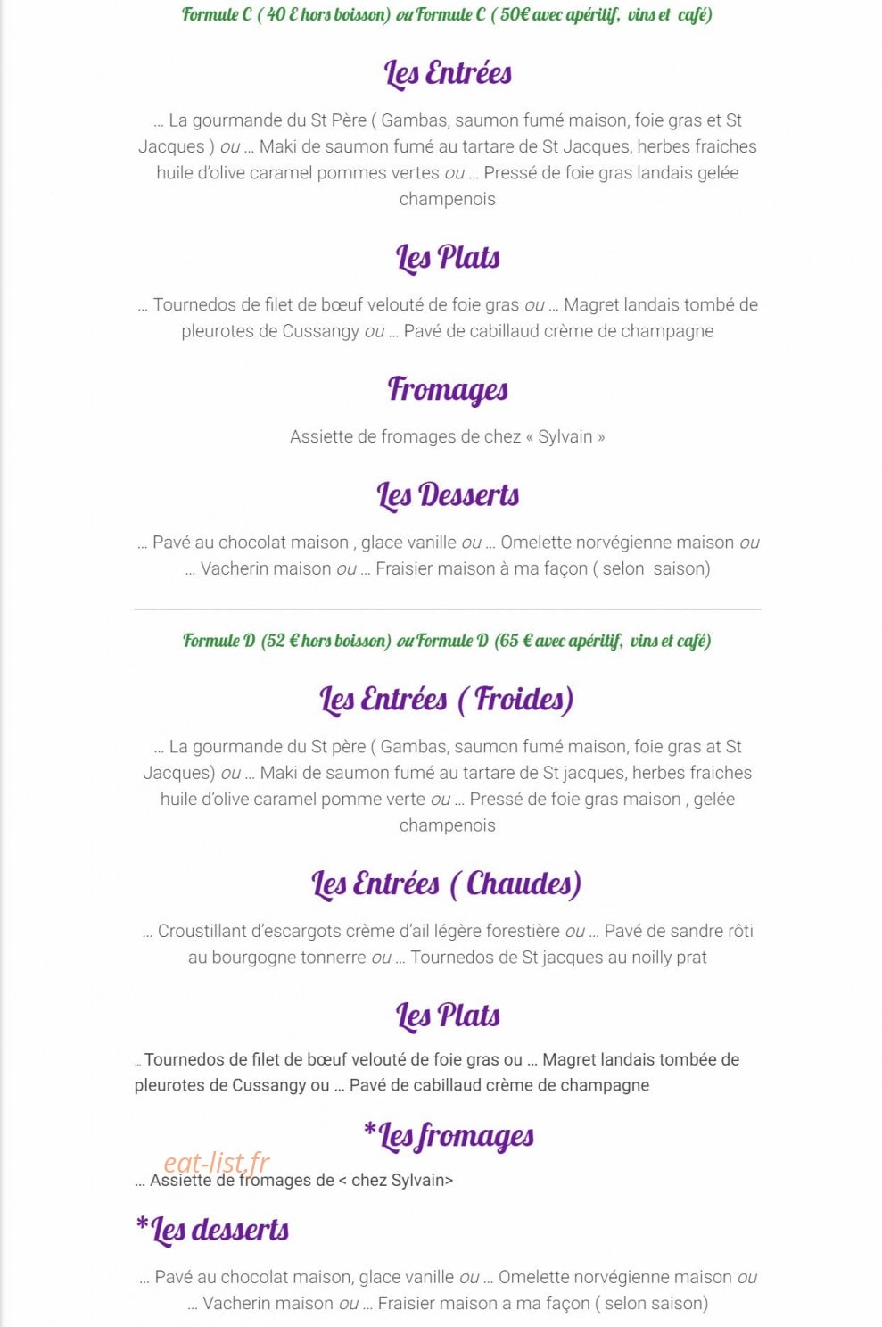 Le Saint Père — carte page 6