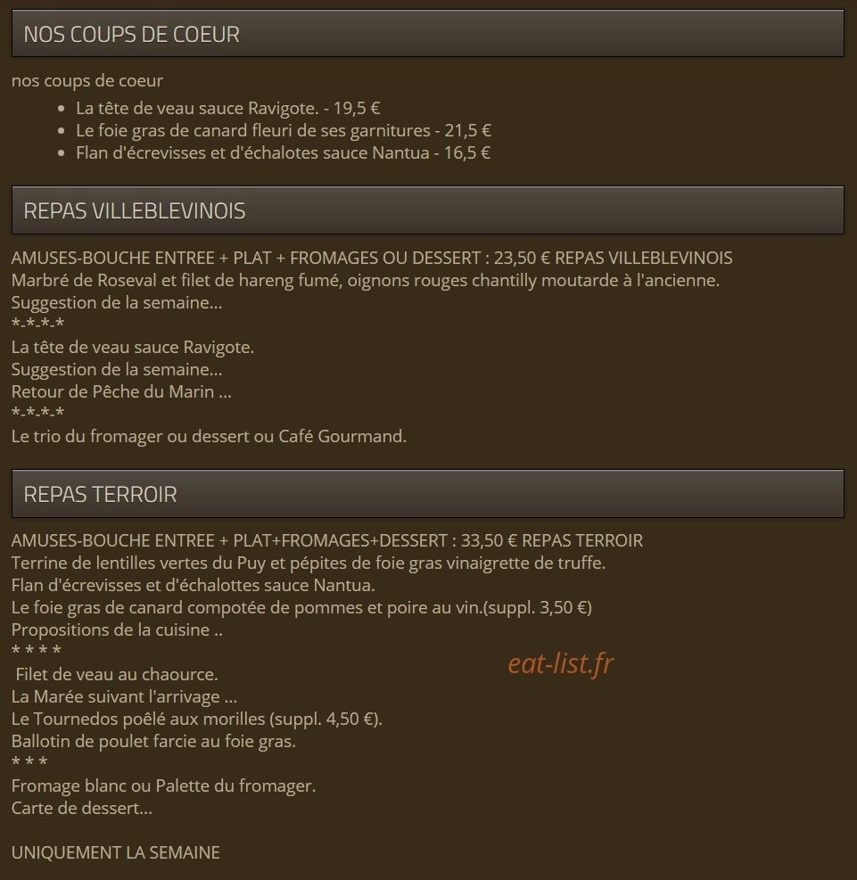 Escale 87 — carte page 1