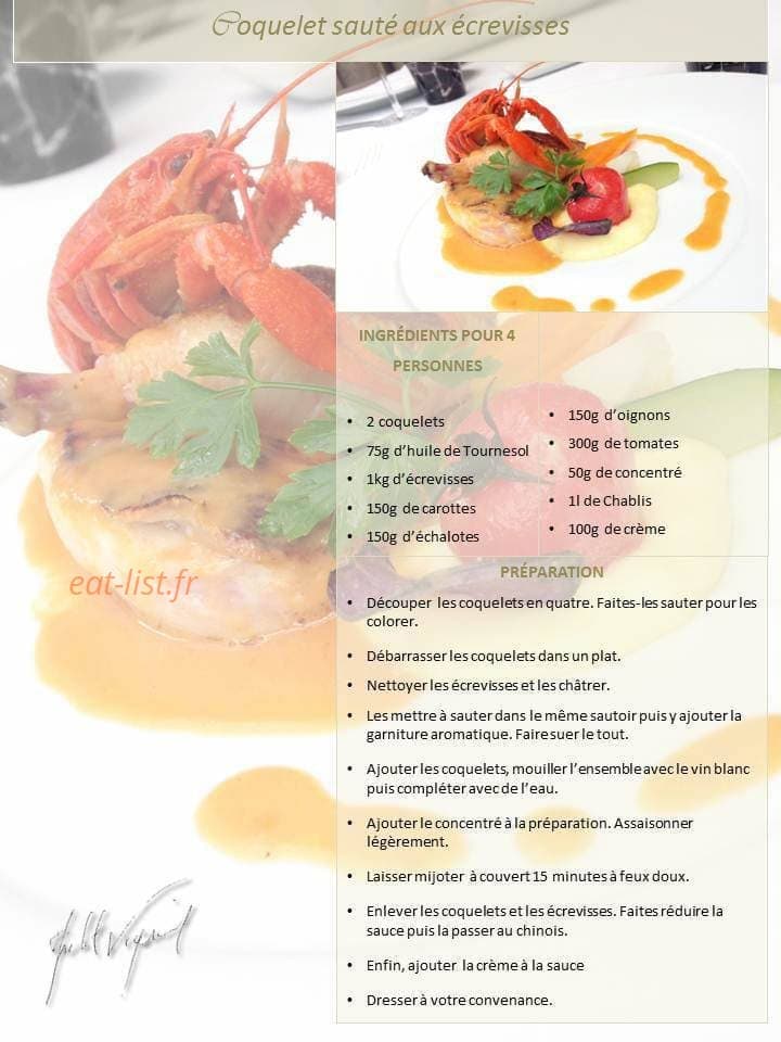 Hostellerie des Clos — carte page 12