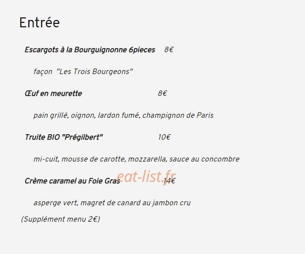 Les Trois Bourgeons — carte page 2