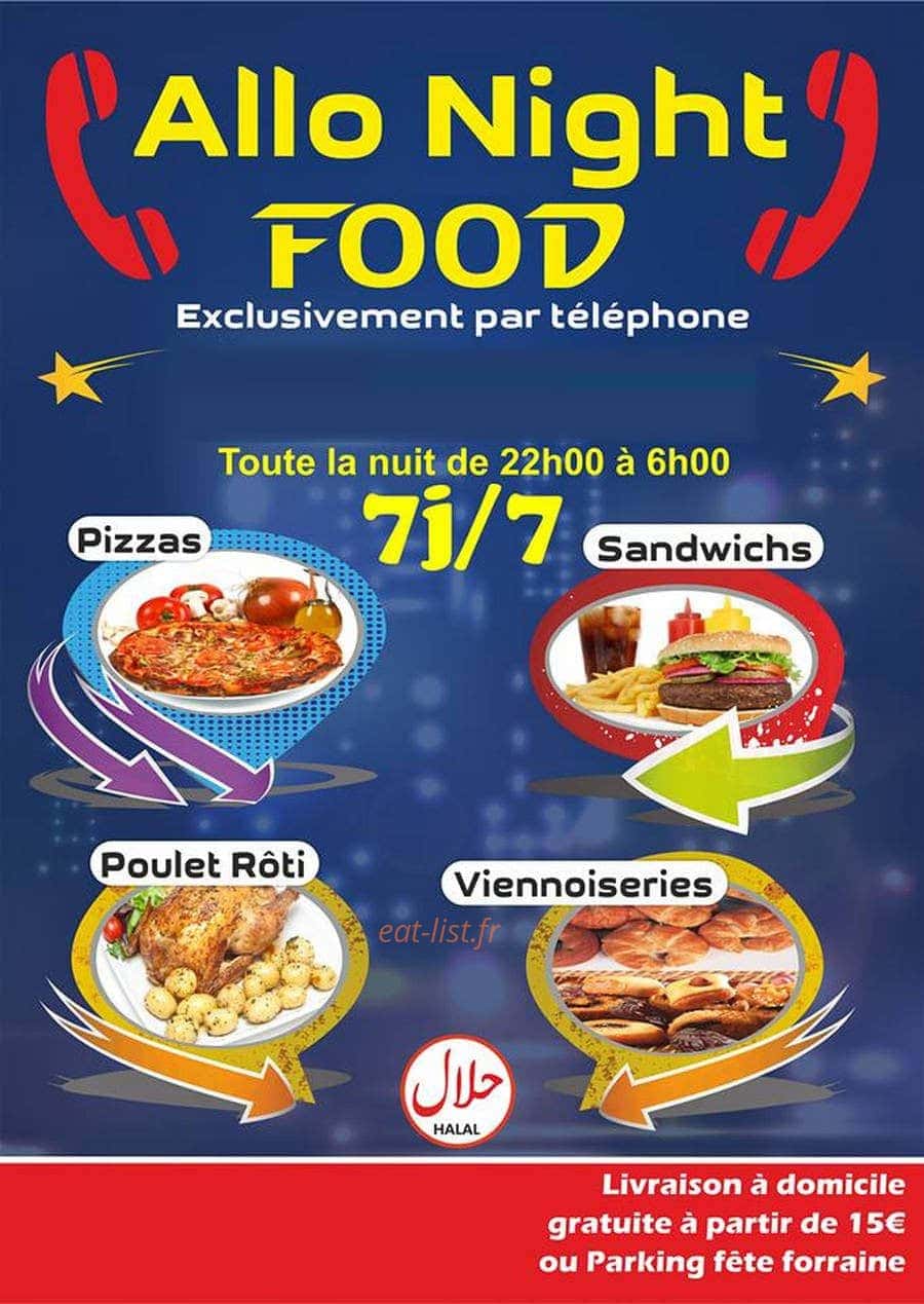 Allo Night Food à Belfort, carte et menu en ligne Allo Night Food à Belfort, carte et menu en ligne