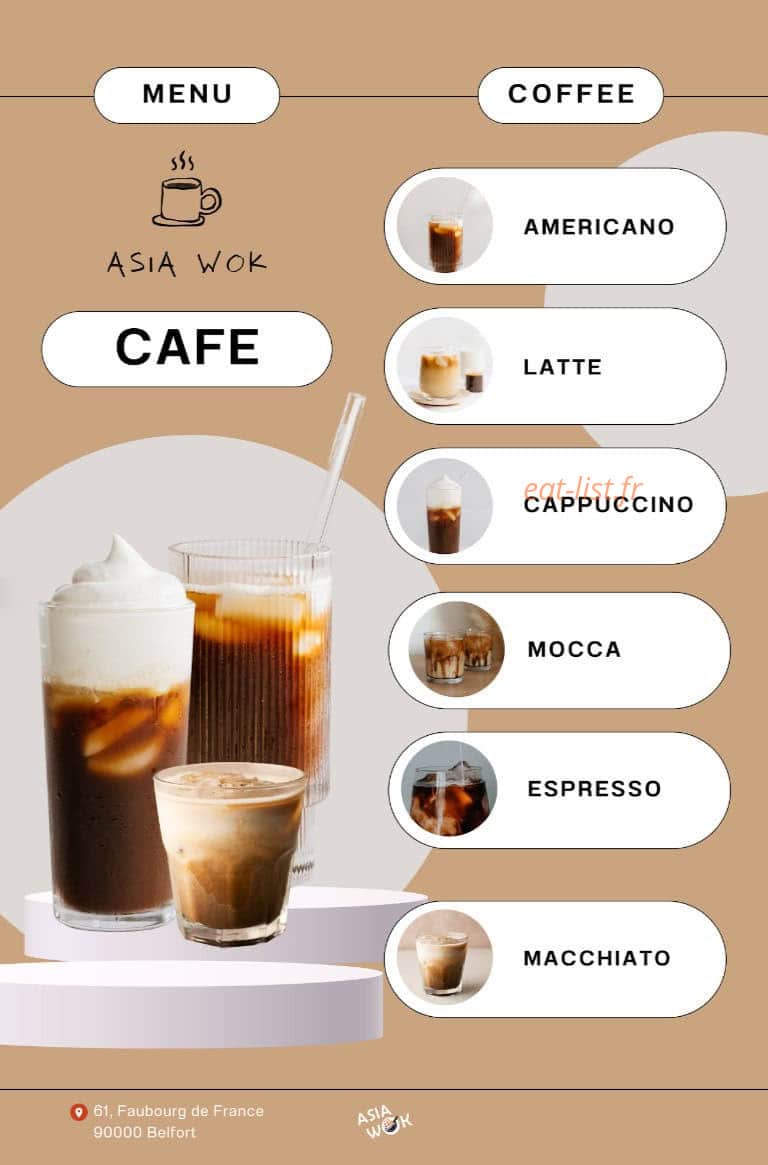 Asia Wok — carte page 2