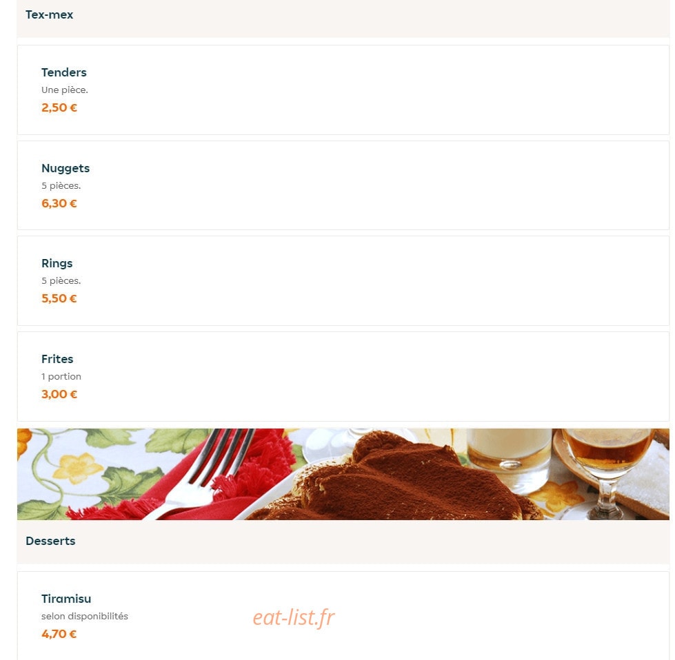 Biggie's — carte page 6