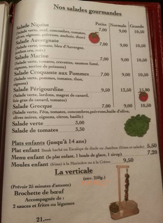 Bistrot des Moines — carte page 3