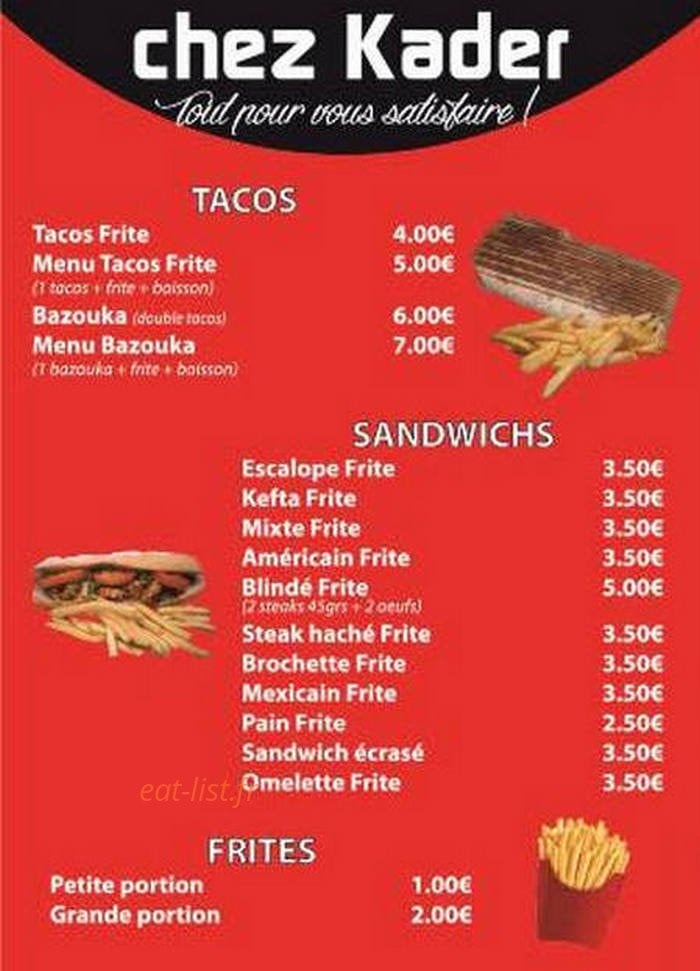 Chez- kader — carte page 1