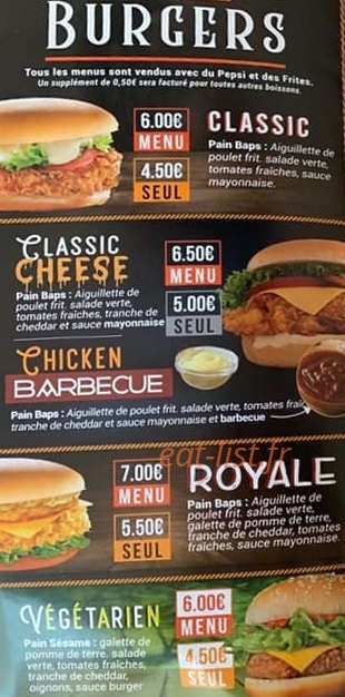 Chick'n' Chips — carte page 4