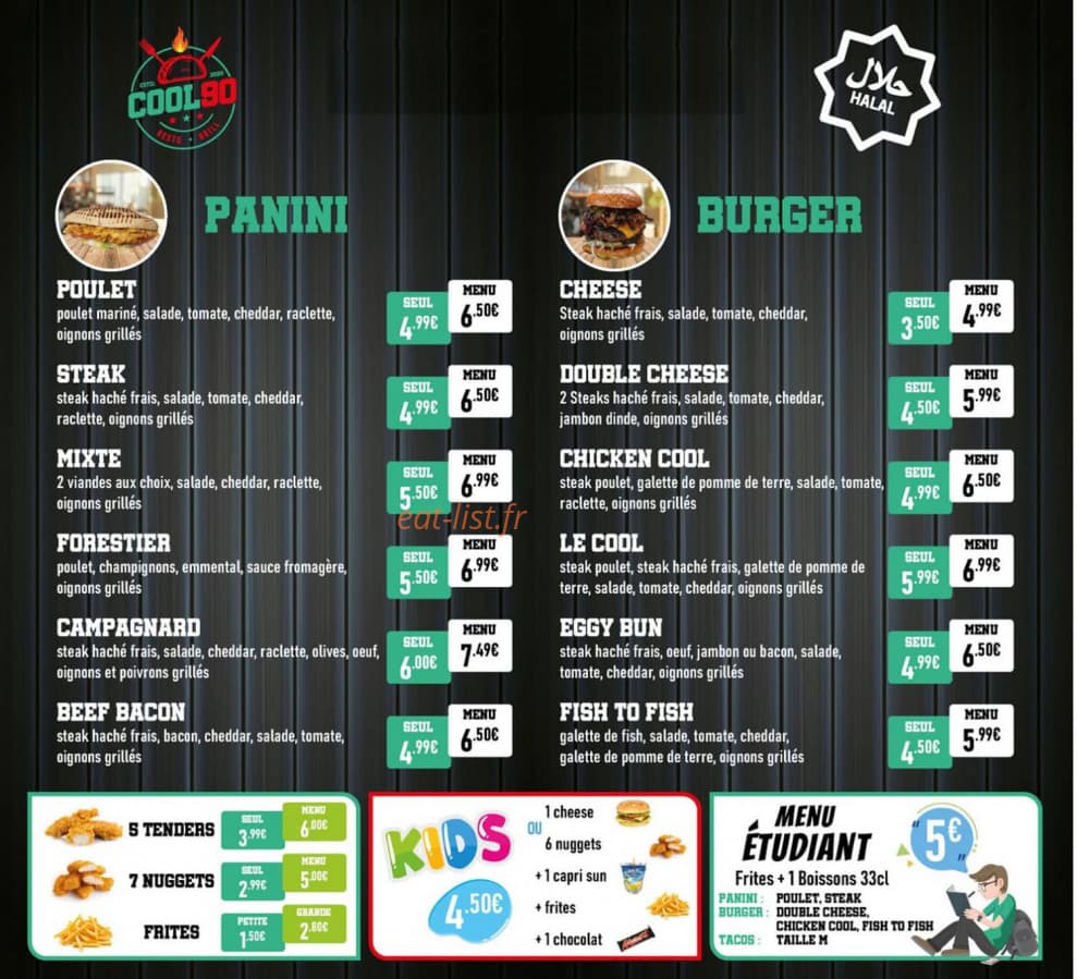 Cool 90 — carte page 1
