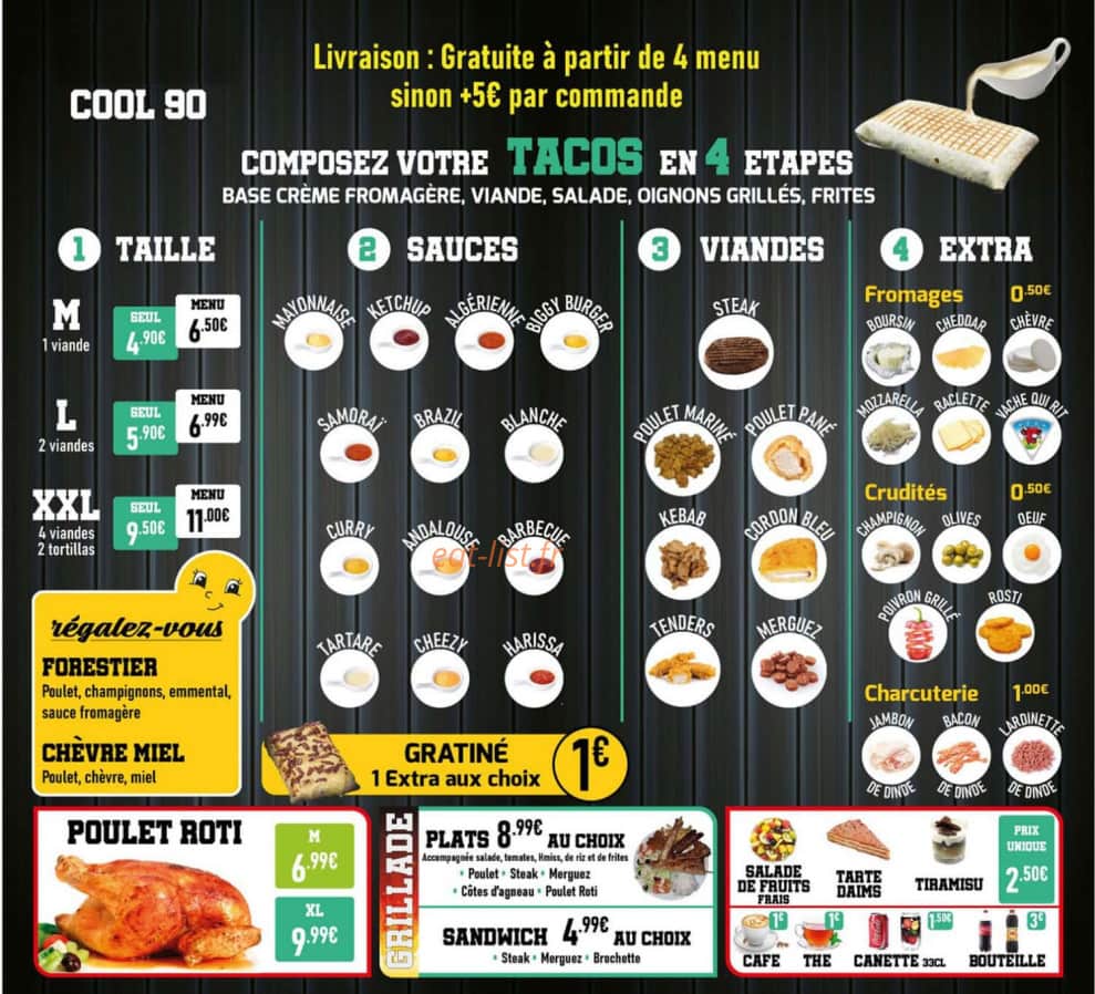 Cool 90 — carte page 2