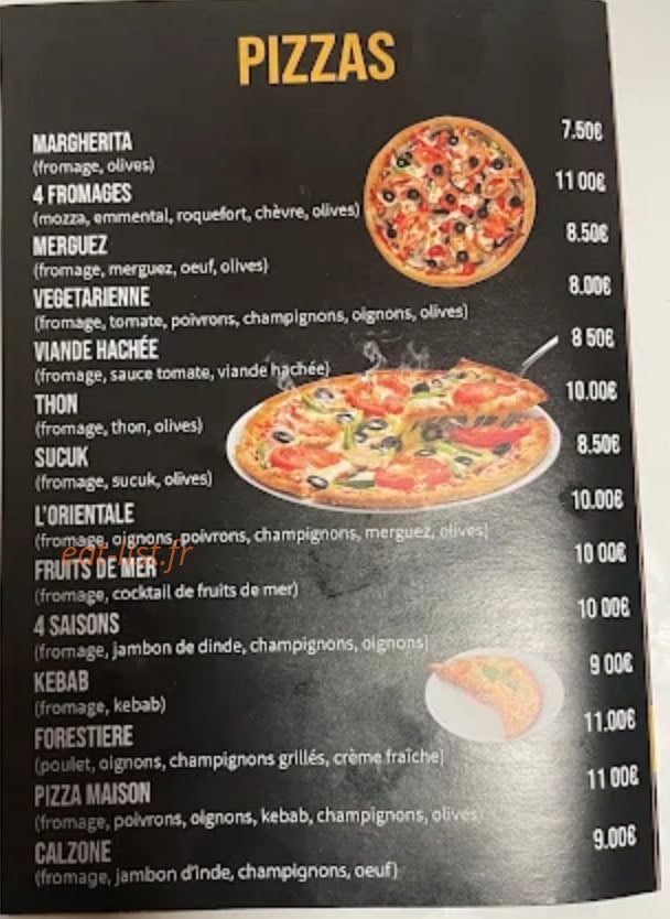 Kebab du Coin — carte page 3
