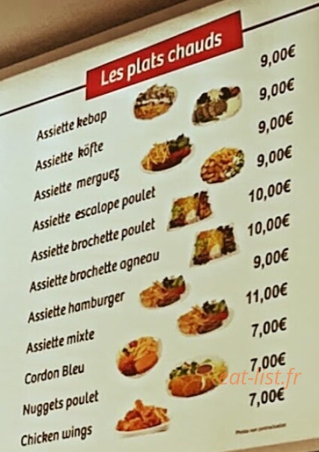 Kebab du Lion — carte page 4