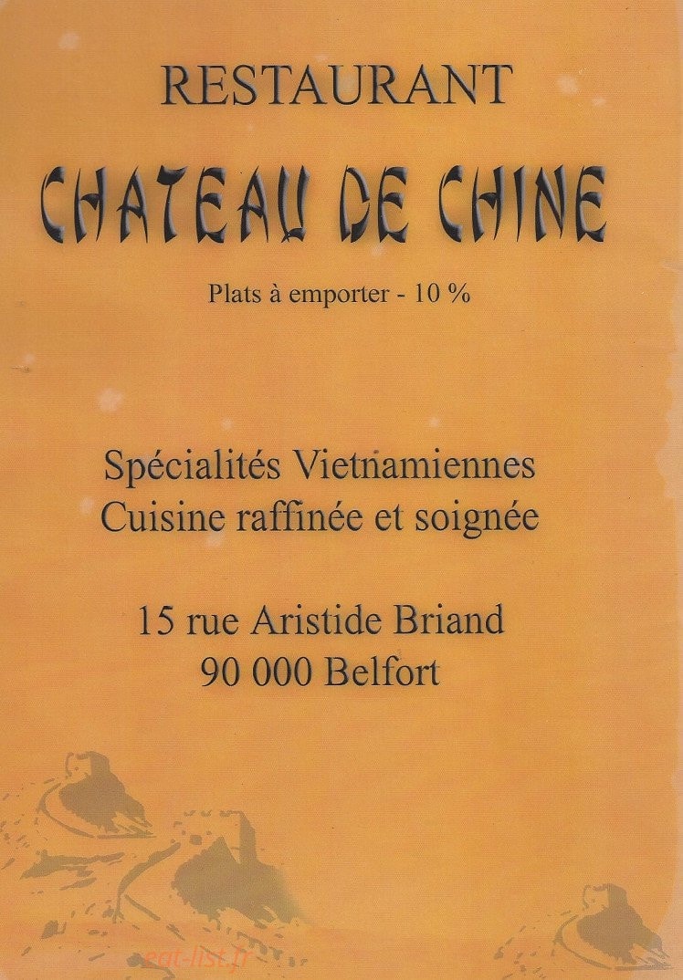 Le chateau de Chine — carte page 8