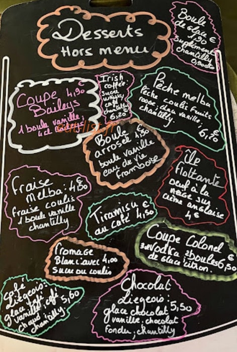 Le Corail — carte page 1