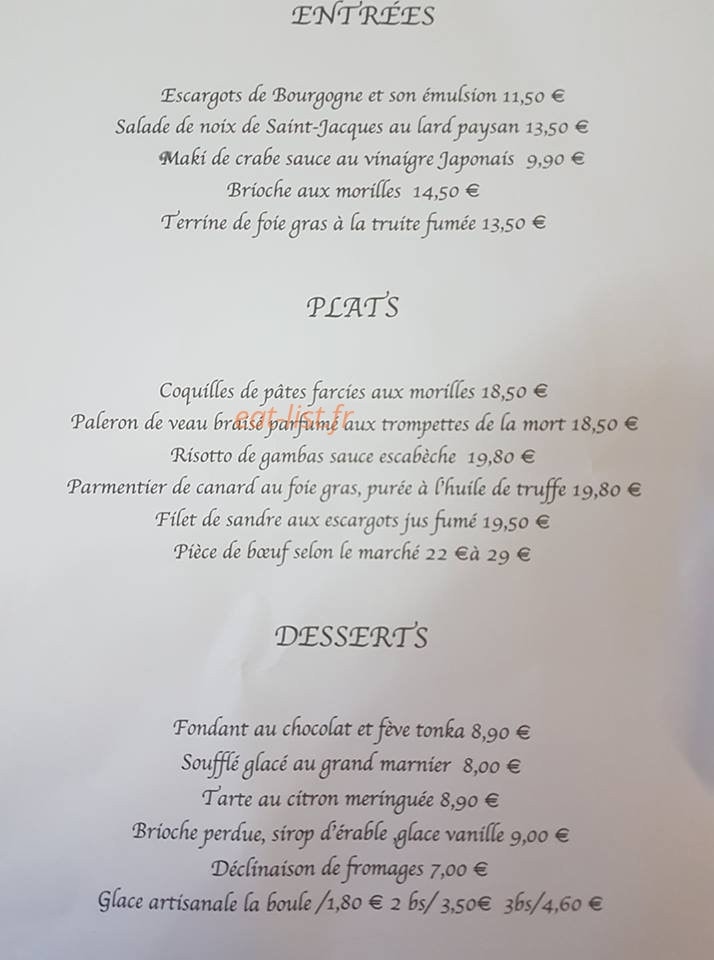 Le dix'vins — carte page 1