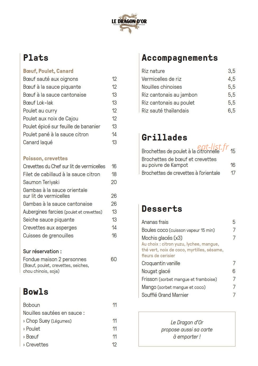 Le Dragon d'Or — carte page 3