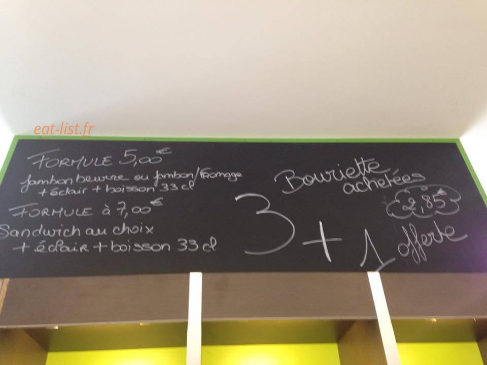Les Halles gourmandes — carte page 1
