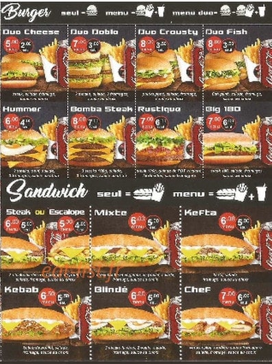 Los tacos — carte page 2