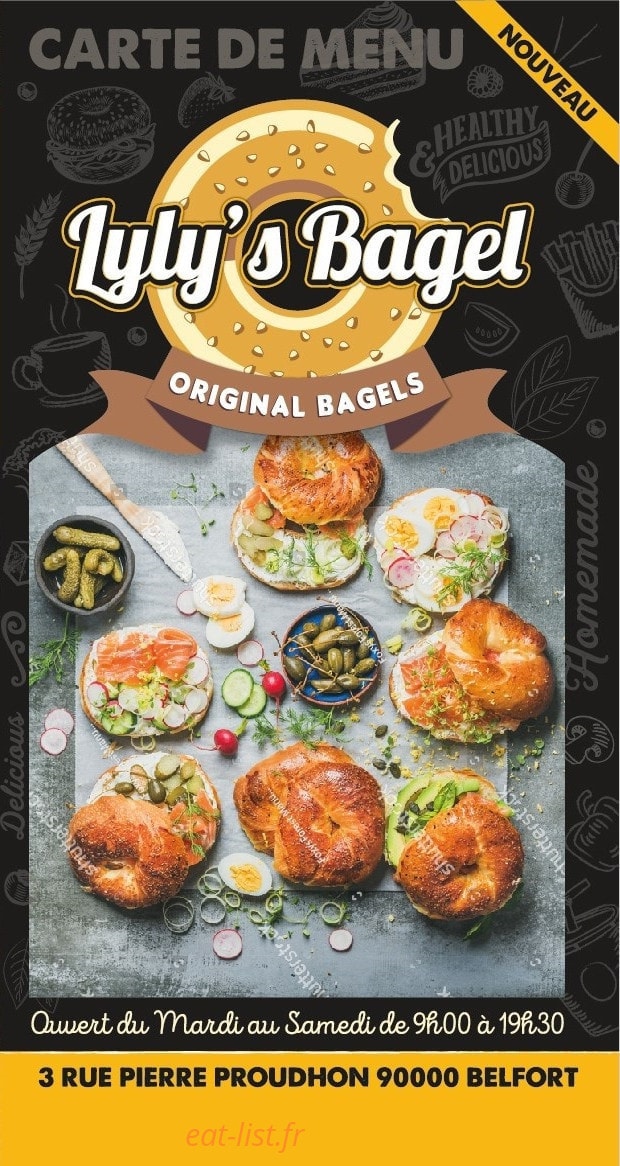 Lyly's Bagel — carte page 1