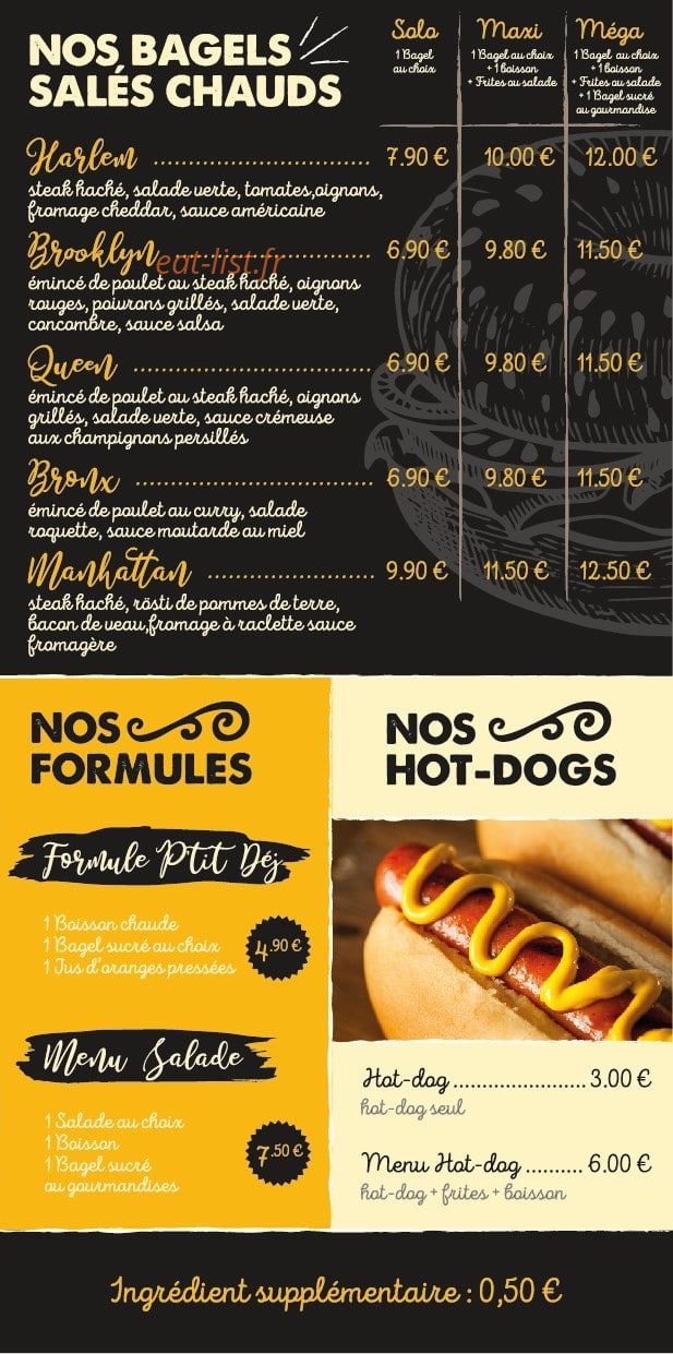 Lyly's Bagel — carte page 2