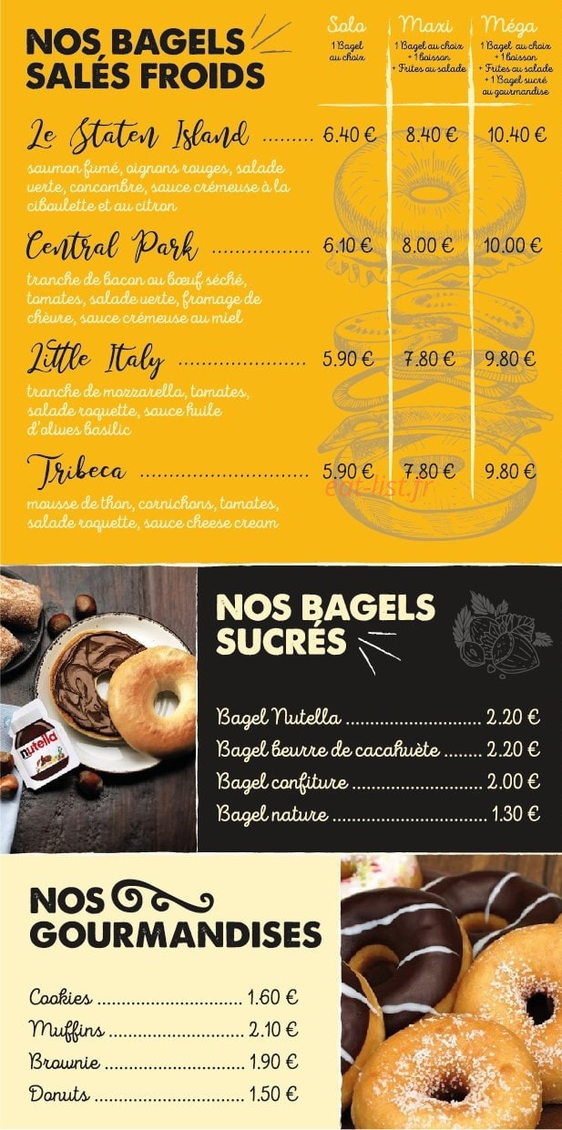 Lyly's Bagel — carte page 3