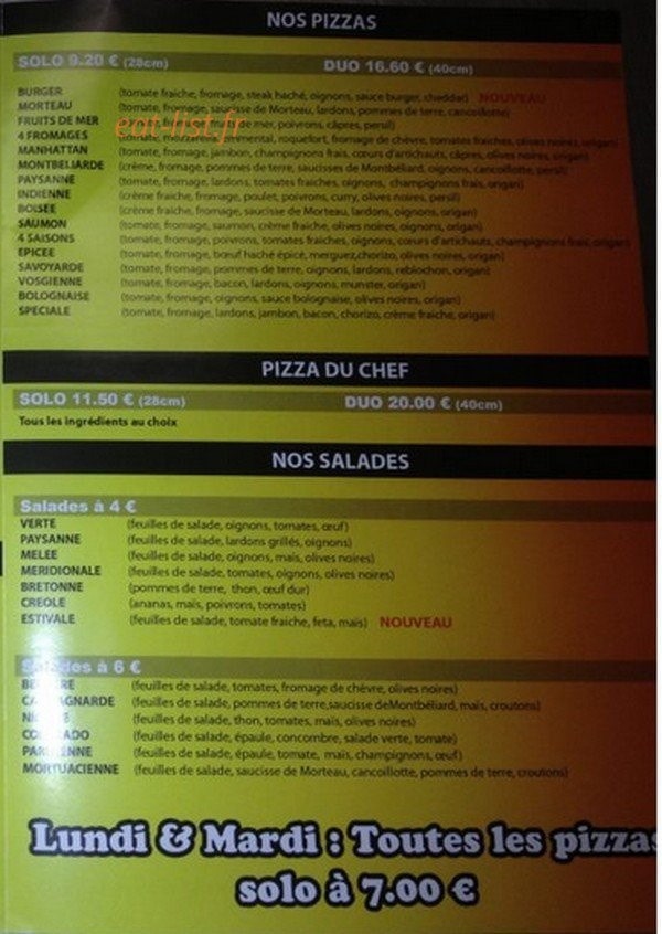 Piz'a  Dom' — carte page 2