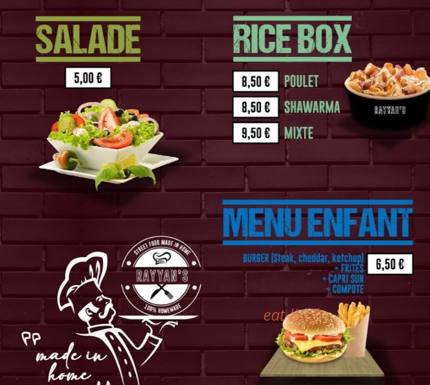 Rayyan's — carte page 3