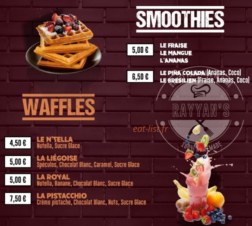 Rayyan's — carte page 4