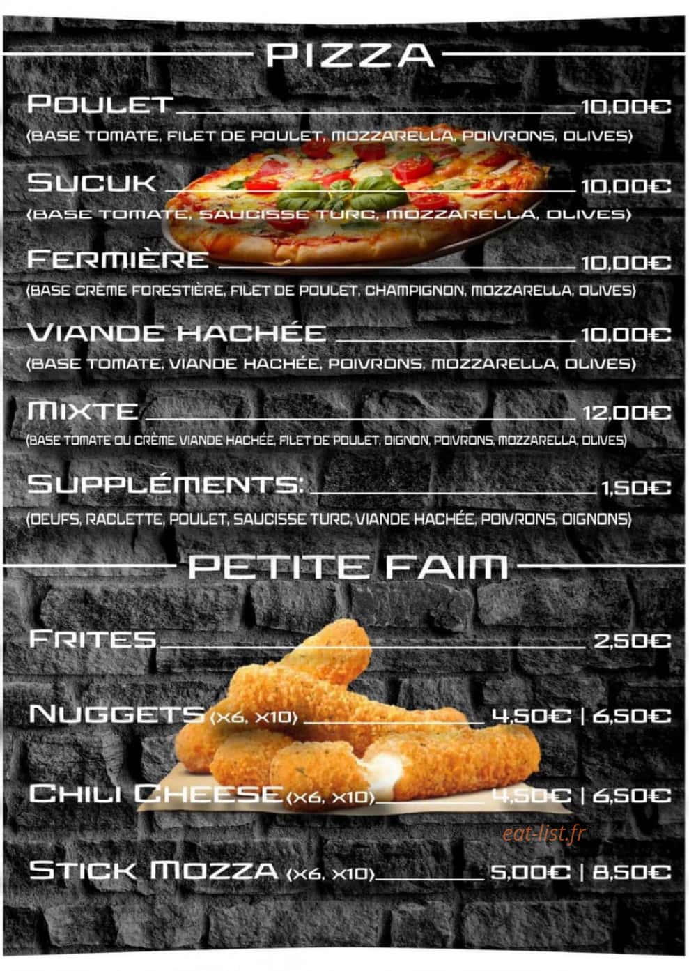 Roomservice90 — carte page 2