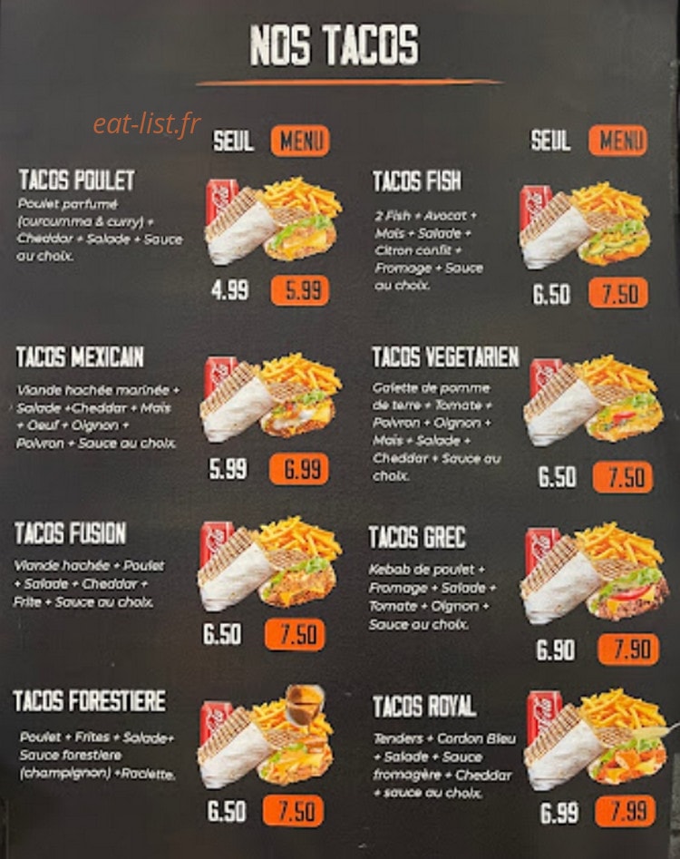 Tacojine — carte page 1
