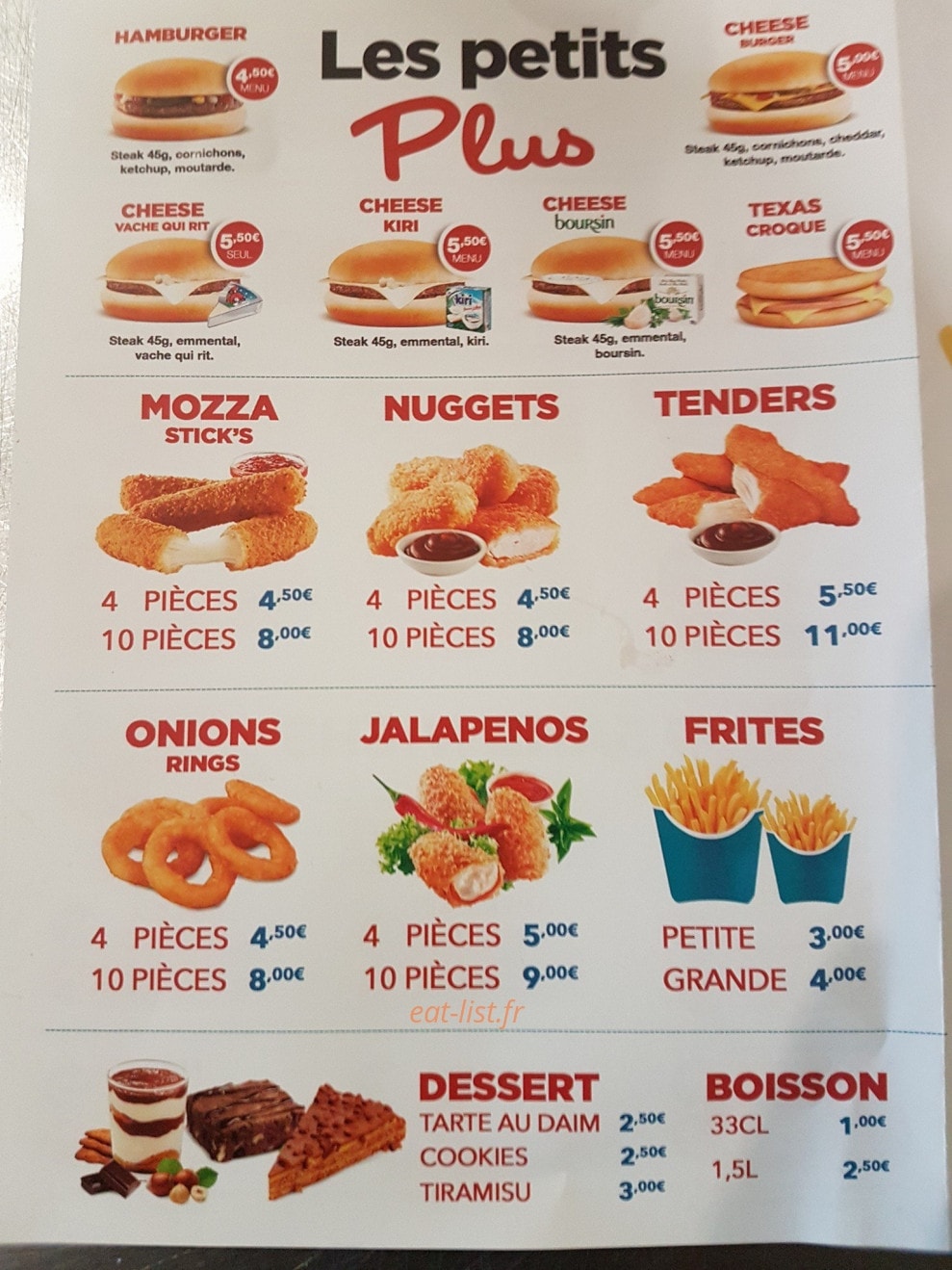Texas grill — carte page 4