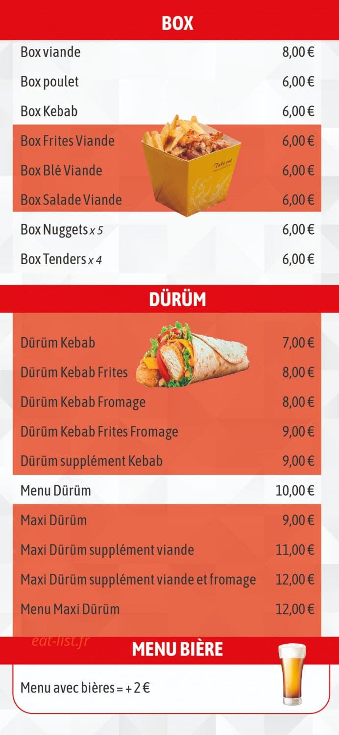 Üngüt Kebab — carte page 5