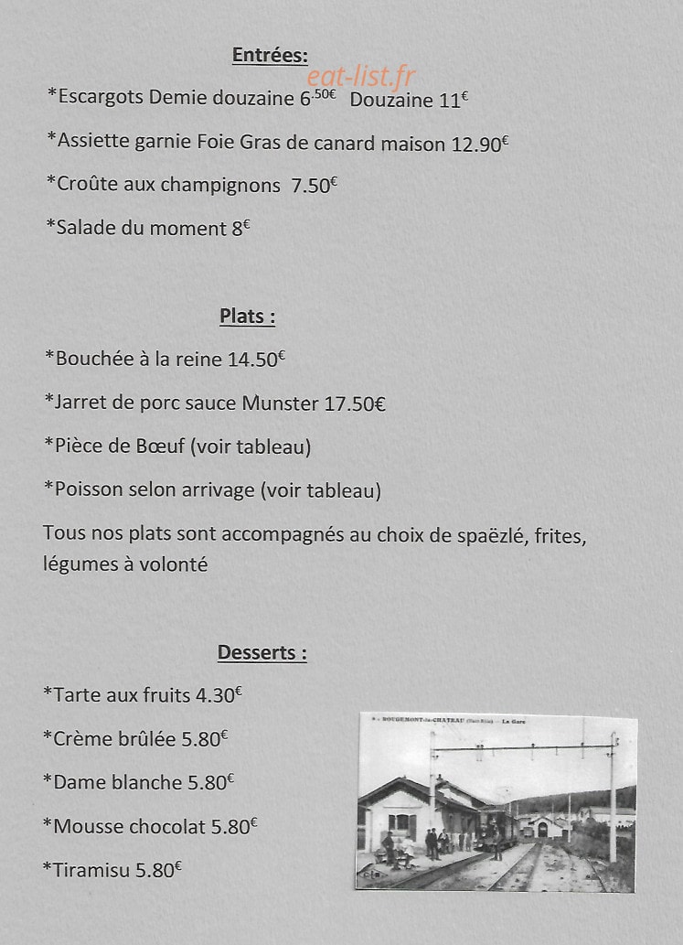 Le Train des Saveurs — carte page 3